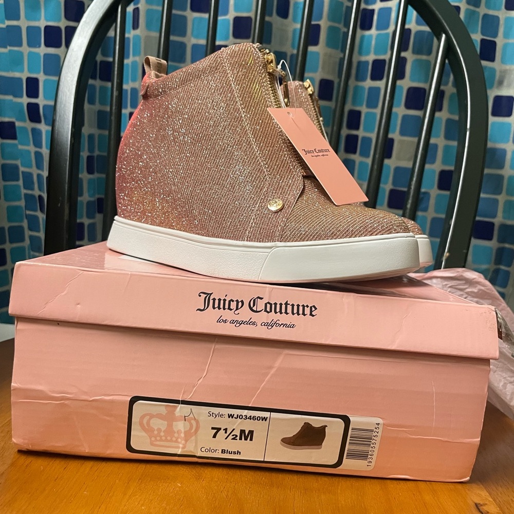 Juicy couture, wedge sneaker size 7.5